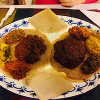 Photo taken at Aster&amp;#39;s Ethiopian Restaurant by Hayley F. on 2/18/2015