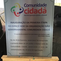 Photo taken at Espaço Comunidade Cidadã by Dede A. on 2/28/2015