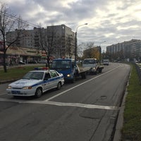 Photo taken at Khudozhnikov Avenue by Den P. on 10/16/2016