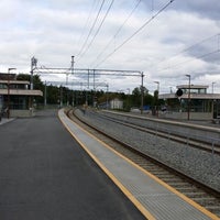 Photo taken at Moelv stasjon by Kevin C. on 6/29/2014