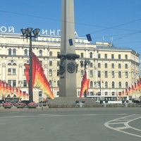 Photo taken at Vosstaniya Square by Natalya M. on 5/8/2013