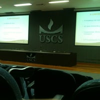 Photo taken at USCS - Universidade Municipal de São Caetano do Sul by Nata M. on 3/11/2013