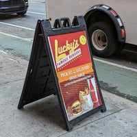 Photo taken at Lucky&amp;#39;s Famous Burgers by Mark O. on 11/6/2021