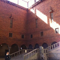 Photo taken at Stockholm City Hall by Jacopo T. on 4/21/2013