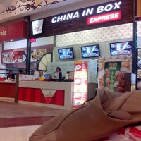 Photo taken at China in Box by Mariana R. on 7/17/2014