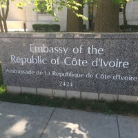 Photo taken at Embassy of Ivory Coast by Dominique J. on 5/9/2015