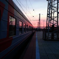 Photo taken at Bologoe Railway Station by Елена L. on 5/12/2013