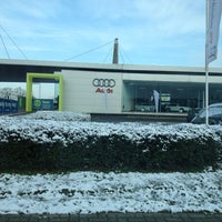 Photo taken at Audi Center Drogenbos by Bryan D. on 1/13/2013