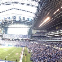 Photo taken at Section 224 Lucas Oil Stadium by Mike P. on 12/30/2012