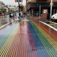 Photo taken at Rainbow Crosswalk by Johannes S. on 5/19/2019