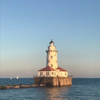 Photo taken at Chicago Harbor Lighthouse by S H. on 8/9/2019