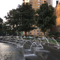 Photo taken at Columbus Circle Fountain by Elizabeth F. on 10/9/2016