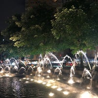 Photo taken at Columbus Circle Fountain by Elizabeth F. on 8/17/2019