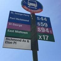 Photo taken at MTA Bus - Richmond Av &amp;amp; Morani St (S44/S59/S89/S94/X10/X10B/X17/X17A/X17J) by Elizabeth F. on 8/26/2017