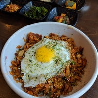 Photo taken at Bowl&amp;#39;d Korean Stone Grill by Fanny Y. on 6/29/2018