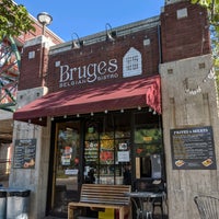 Photo taken at Bruges Waffles &amp; Frites by Alex M. on 7/19/2020