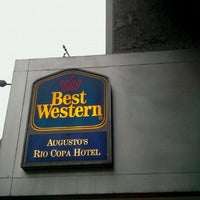 Photo taken at Best Western Augusto&#39;s Rio Copa Hotel by Gamal A. on 11/16/2012