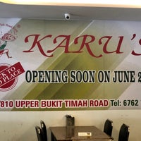 Photo taken at Karu&amp;#39;s Indian Banana Leaf Restaurant by Roger L. on 3/17/2019