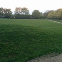 Photo taken at Canning Town Recreational Ground by Ndifreke E. on 4/24/2014