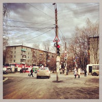Photo taken at Остановка &amp;quot;Ул. Бориса Корнилова&amp;quot; by Yaroslav G. on 4/21/2013
