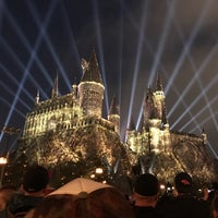 Photo taken at Nighttime Lights At Hogwarts Castle by Sandy P. on 7/2/2017