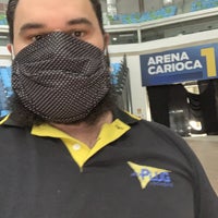 Photo taken at Carioca Arena 1 by Bruno F. on 8/26/2020