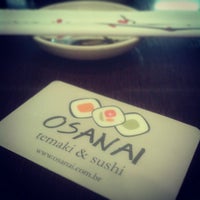 Photo taken at Osanai Temaki &amp;amp; Sushi by Luis Fernando F. on 2/27/2013