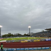 Photo taken at Soyu Stadium by Satomi K. on 4/24/2024