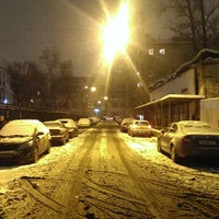 Photo taken at Сквер у Сивякова переулка by Dmitry B. on 12/12/2014