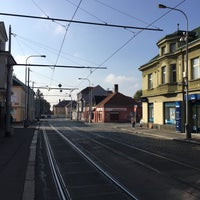 Photo taken at Ke Stírce (tram) by Mary V. on 10/23/2016