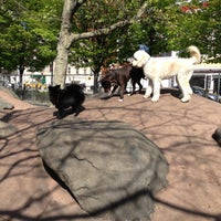 Photo taken at Chelsea Waterside Park Dog Run by Susan D. on 5/5/2013