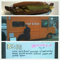 Photo taken at Top Dog Food Truck by Zach H. on 3/1/2013