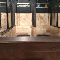 Photo taken at Lumberjaxes Axe Throwing Pittsburgh by Lear L. on 7/31/2019