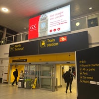 Photo taken at Gatwick Airport Railway Station (GTW) by Anna M. on 1/20/2023