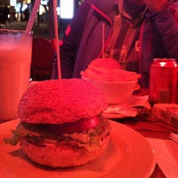 Photo taken at Gourmet Burger Kitchen by Selin T. on 11/9/2012