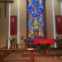 Photo taken at Edison park lutheran church by Claudia P. on 6/23/2018