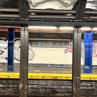 Photo taken at MTA Subway - DeKalb Ave (L) by Peter C. on 1/6/2022