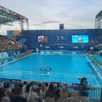 Photo taken at Арена для Водного Поло / Water Polo Arena by Nataly on 8/3/2015