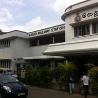Photo taken at Kandy Railway Station by Traveler on 5/4/2013