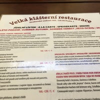 Photo taken at Velká klášterní restaurace by Gaston M. on 9/28/2019