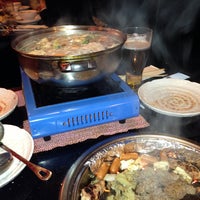 Photo taken at Mongolian Grill Hot Pot by Caro O. on 3/1/2013