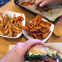Photo taken at G Burger - Irvine by Scott K. on 11/28/2015