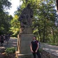 Photo taken at Jaroslav Vrchlický Statue by Trevor on 8/18/2019