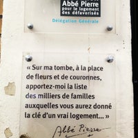 Photo taken at Fondation Abbé Pierre by Nes O. on 10/24/2012
