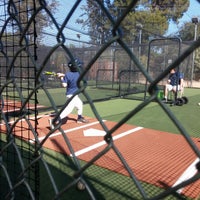 Photo taken at Batting Cages, Encino Little League by Todd Z. on 10/19/2014