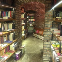Photo taken at Minoa Bookstore &amp;amp; Café by Birim A. on 4/26/2017
