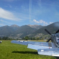 Photo taken at Locarno Airport by Gian C. on 6/1/2014