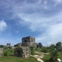 Photo taken at Tulum Archeological Site by Andrea T. on 8/4/2016