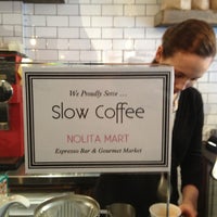 Photo taken at Nolita Mart &amp;amp; Espresso Bar by Tracy F. on 5/25/2013