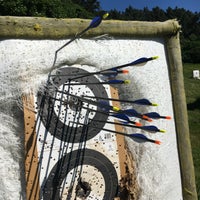 Photo taken at Archery Range by Yuriy D. on 4/15/2016